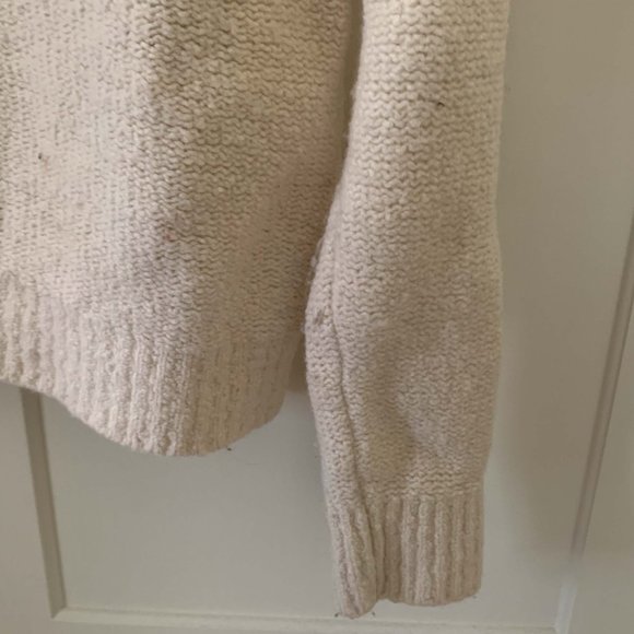 Banana Republic White Sweater - Size S - Picture 4 of 4